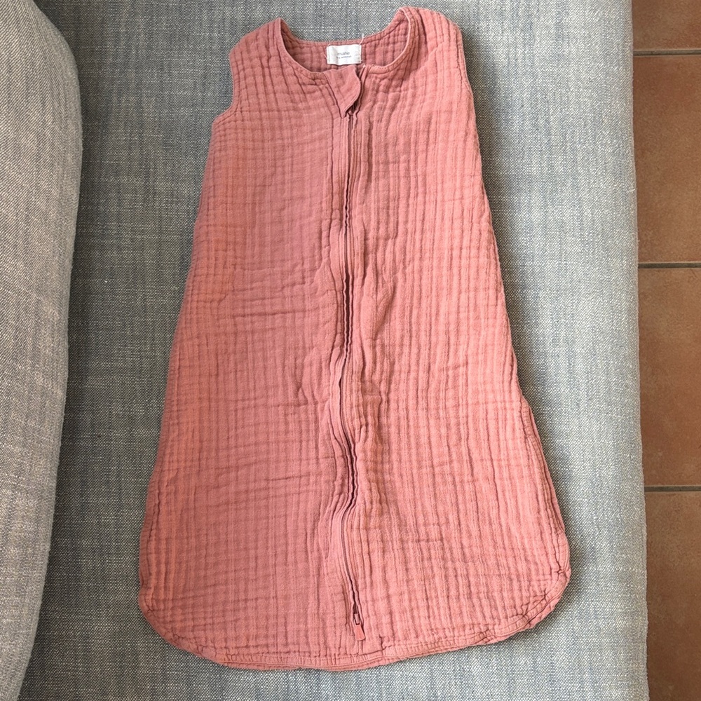 Sleeveless Mauve Kids Pajama Sleep Sack